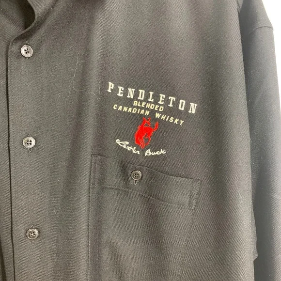 Pendleton‎ Men's Pendleton Whisky Vintage Wool Long Sleeve Button Up Shirt SZ XL - Picture 6 of 14